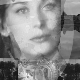 Frau aus Byzanz, 2013, 100 x 70 cm, Collage auf Papier