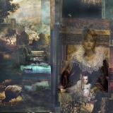 Der Achte Band, 2013, 120 x 160 cm, Collage auf Leinwand