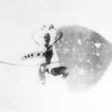 Neigung, 2000, 30 x 40 cm, Zeichnung mit Tusche auf Folie
