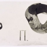 3 Banner 1997 Tusche auf Transparentfolie 34 x 173 cm
